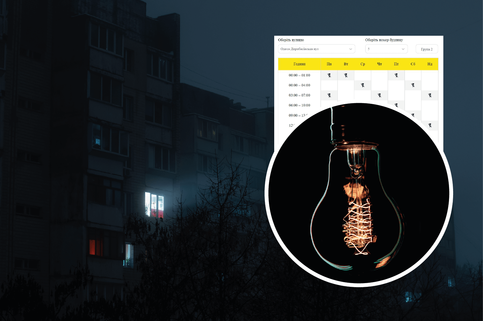 Графіки відключення